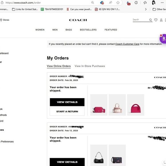 💜Coach Top Handle Card Case  Silver/Dragonfruit - Picture 8 of 14